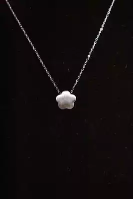 Collier Fleur Argent